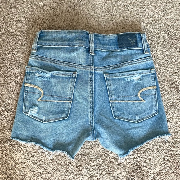 American Eagle High-Waisted Denim Shorts - Picture 2 of 4